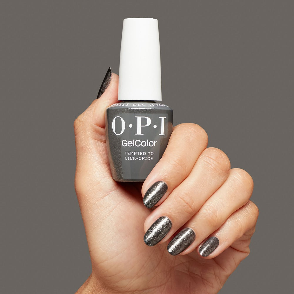 OPI Gel Color Tempted to Lick-Orice 15ml - Lac de Unghii Semipermanent Gri
