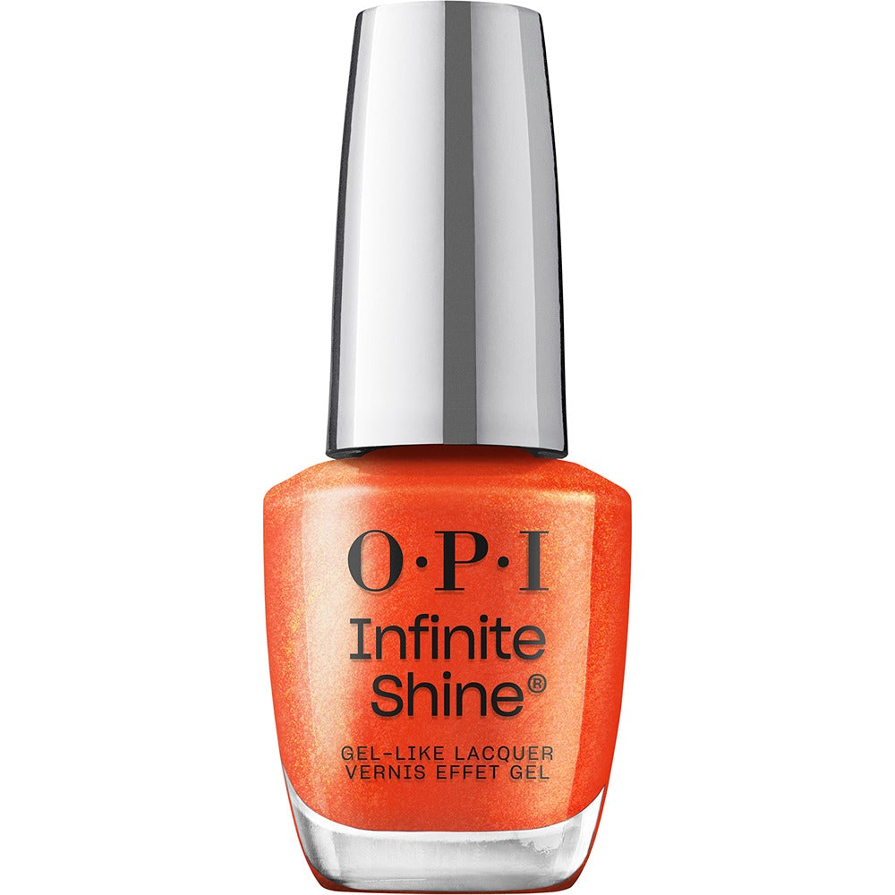 OPI Infinite Shine Shock Em Orange Portocaliu 15ml - Lac de Unghii cu Efect de Gel