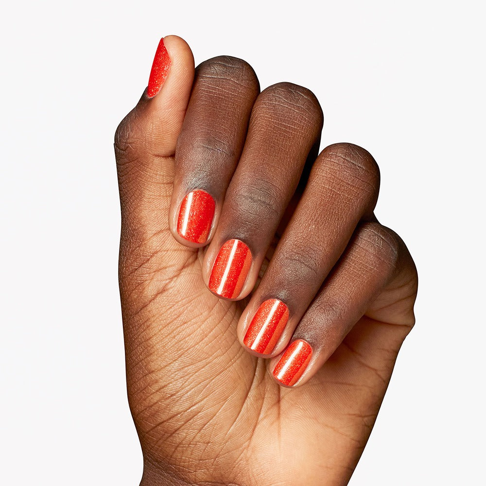 OPI Infinite Shine Shock Em Orange Portocaliu 15ml - Lac de Unghii cu Efect de Gel