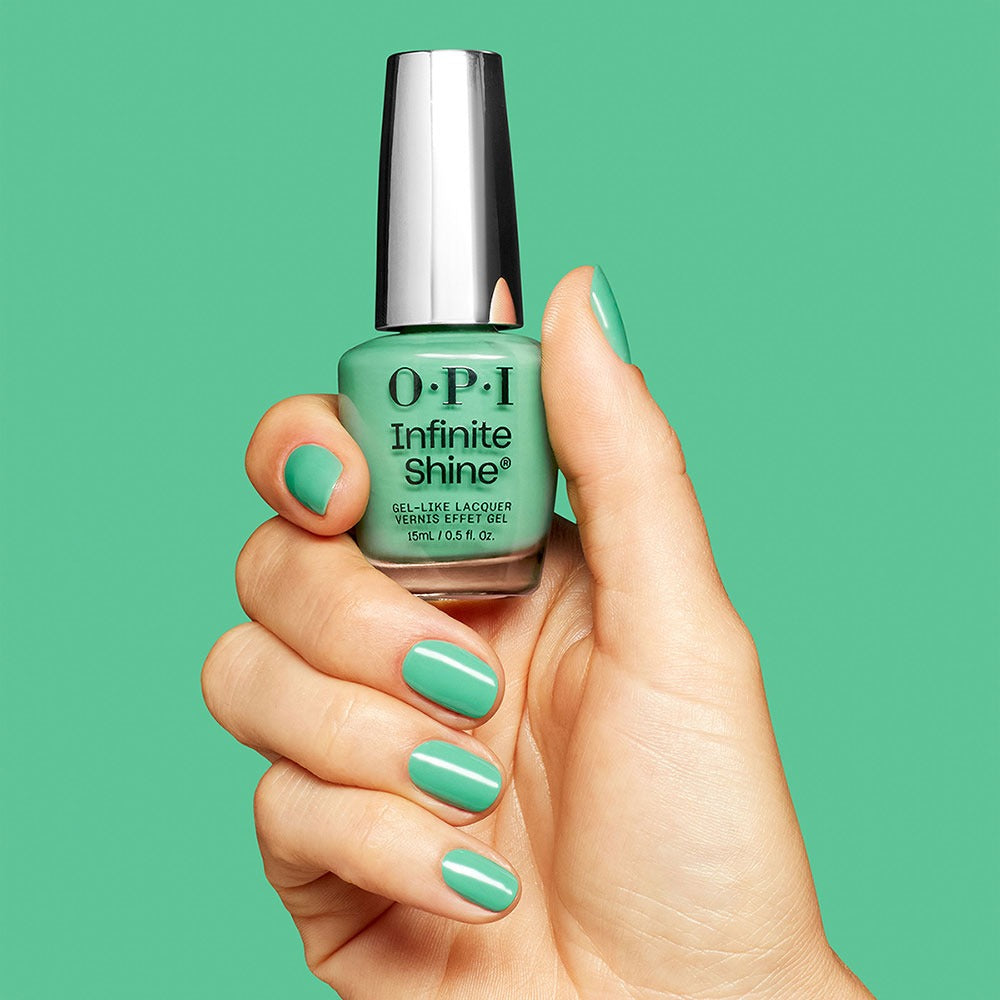 OPI Infinite Shine Big Apple Green Verde 15ml - Lac de Unghii cu Efect de Gel