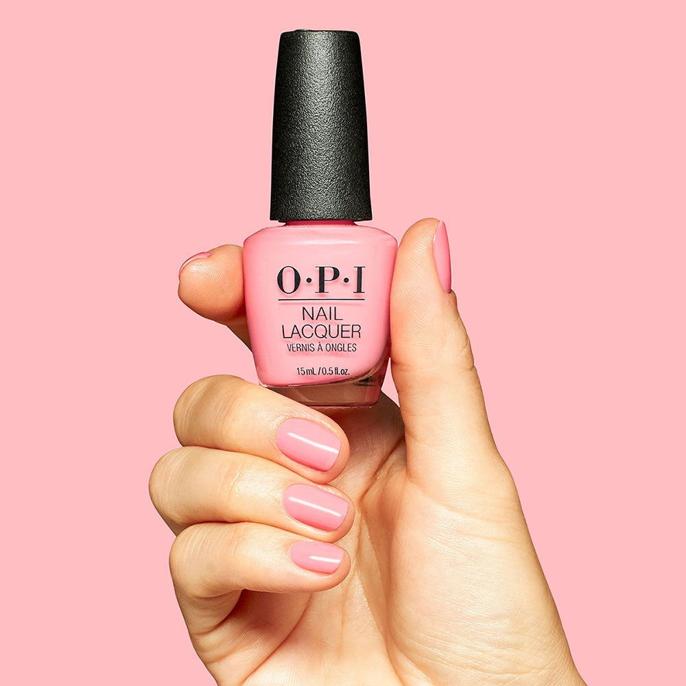 OPI Nail Lacquer Bathtime Bubbly Roz 15ml - Lac de Unghii Pigmentat