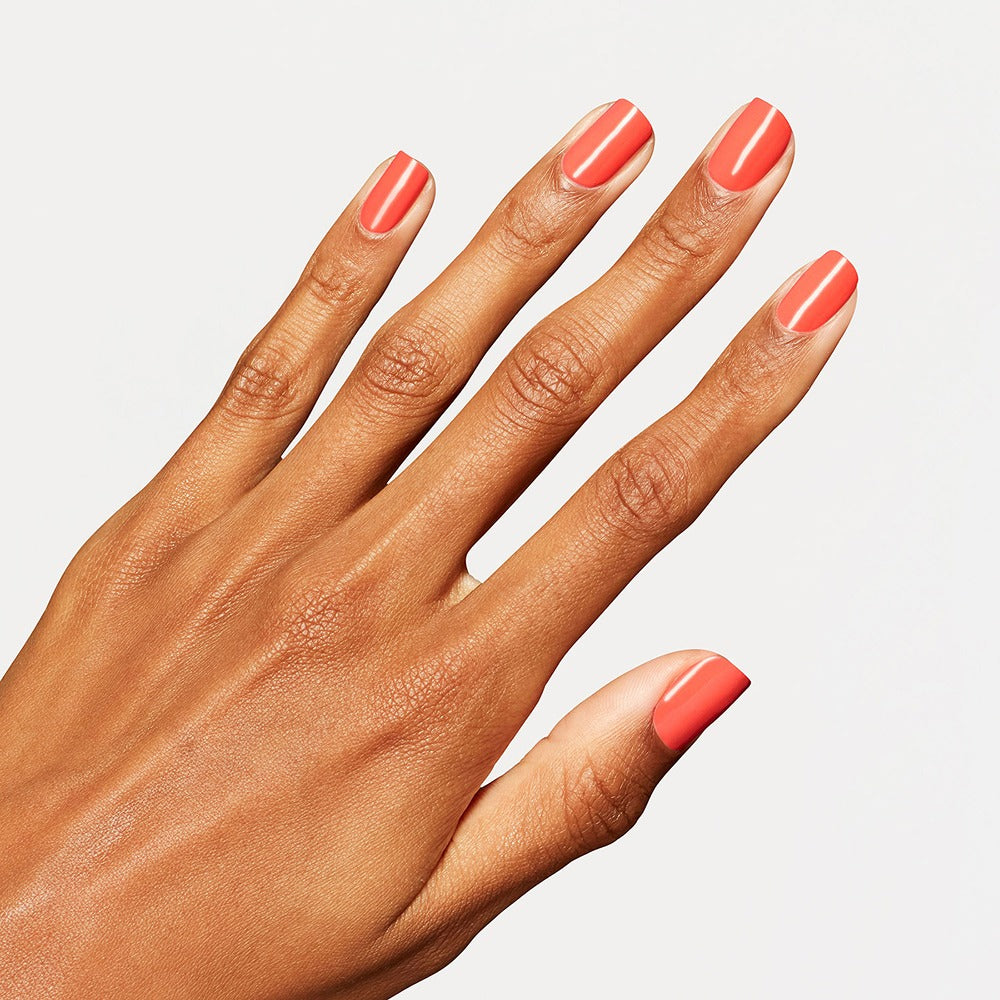 OPI Nail Lacquer Shrimp Cocktail Portocaliu 15ml - Lac de Unghii Pigmentat