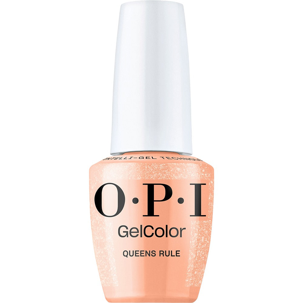 OPI Gel Color Queens Rule Portocaliu Hema-Free 15ml - Lac de Unghii Semipermanent
