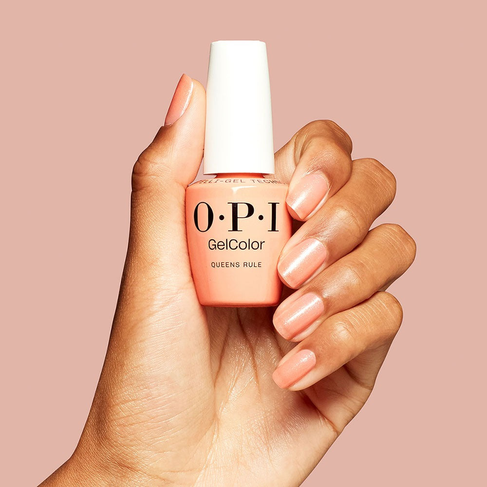 OPI Gel Color Queens Rule Portocaliu Hema-Free 15ml - Lac de Unghii Semipermanent