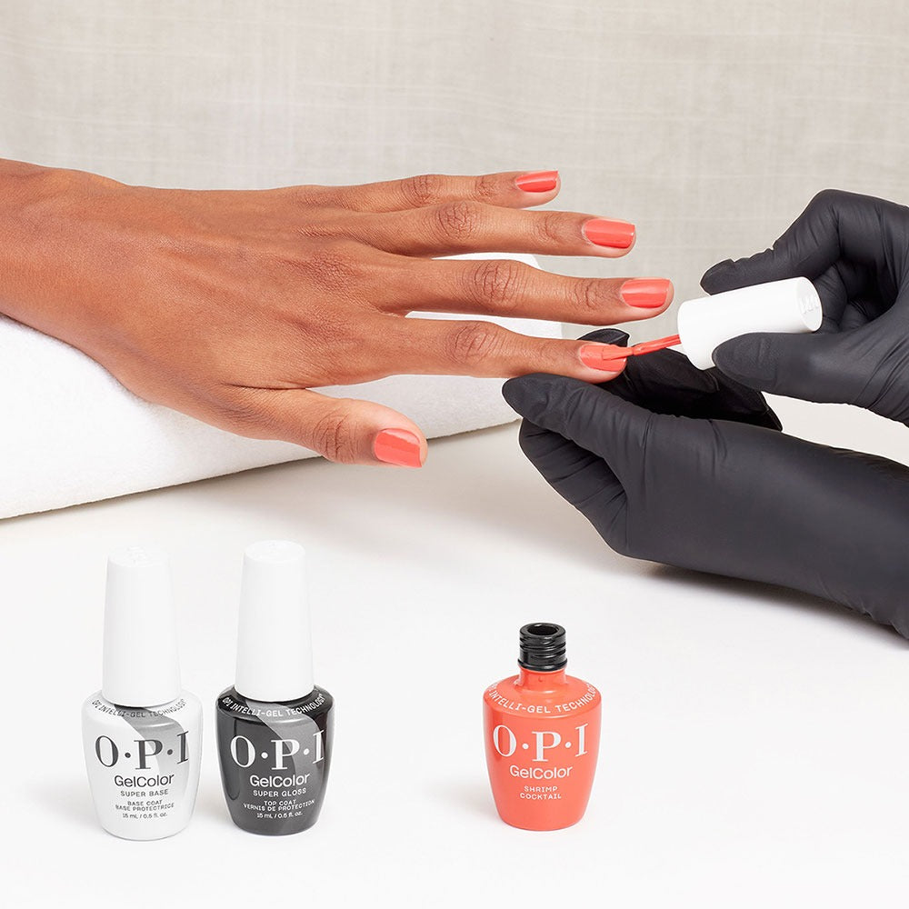 OPI Gel Color Shrimp Cocktail Portocaliu Hema-Free 15ml - Lac de Unghii Semipermanent