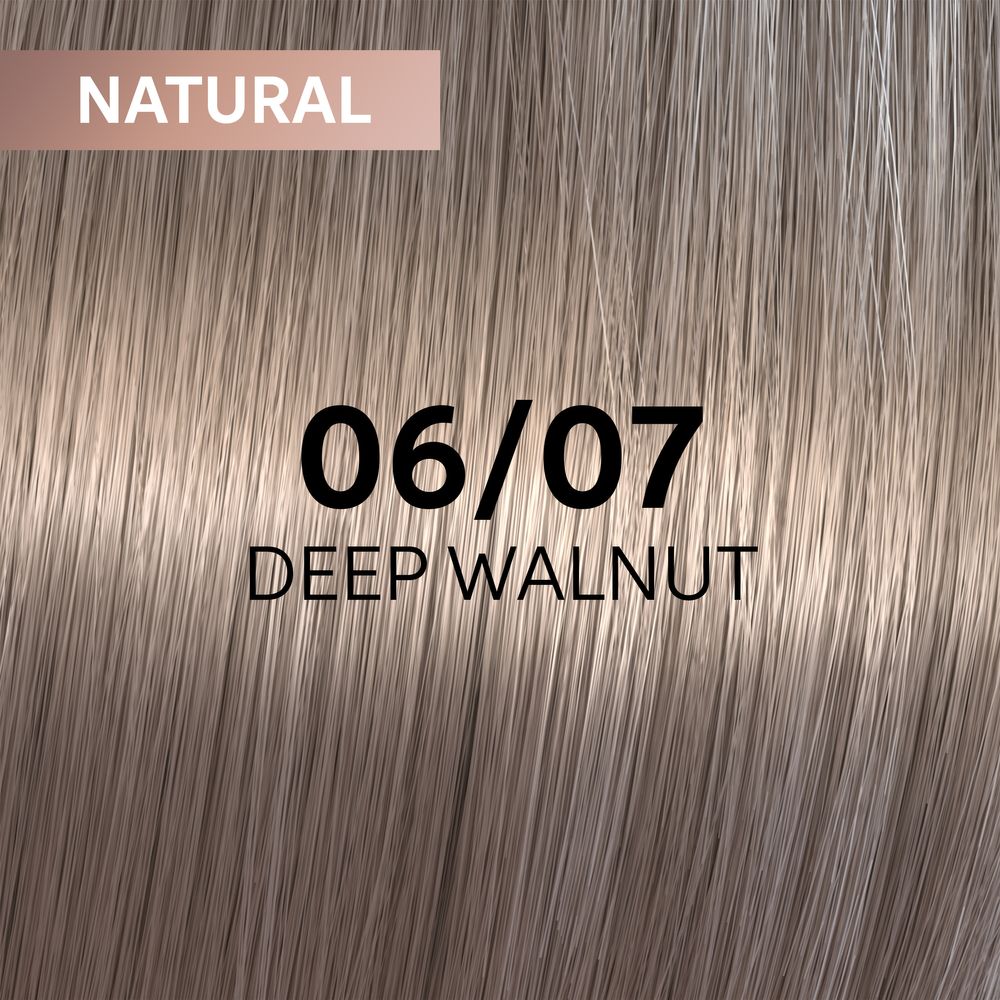 Wella Professionals Shinefinity Zero Lift Glaze, 06/07 Deep Walnut - Vopsea Demipermanenta 60ml