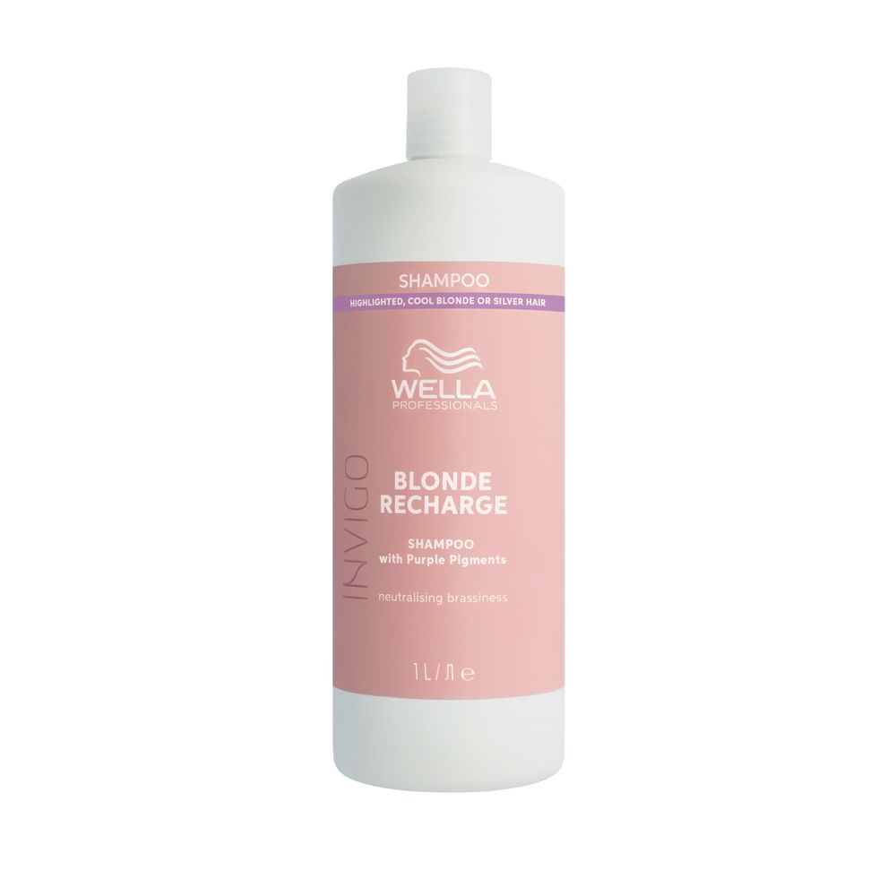 Wella Professionals Invigo Blond Recharge Shampoo 1000ml - Sampon