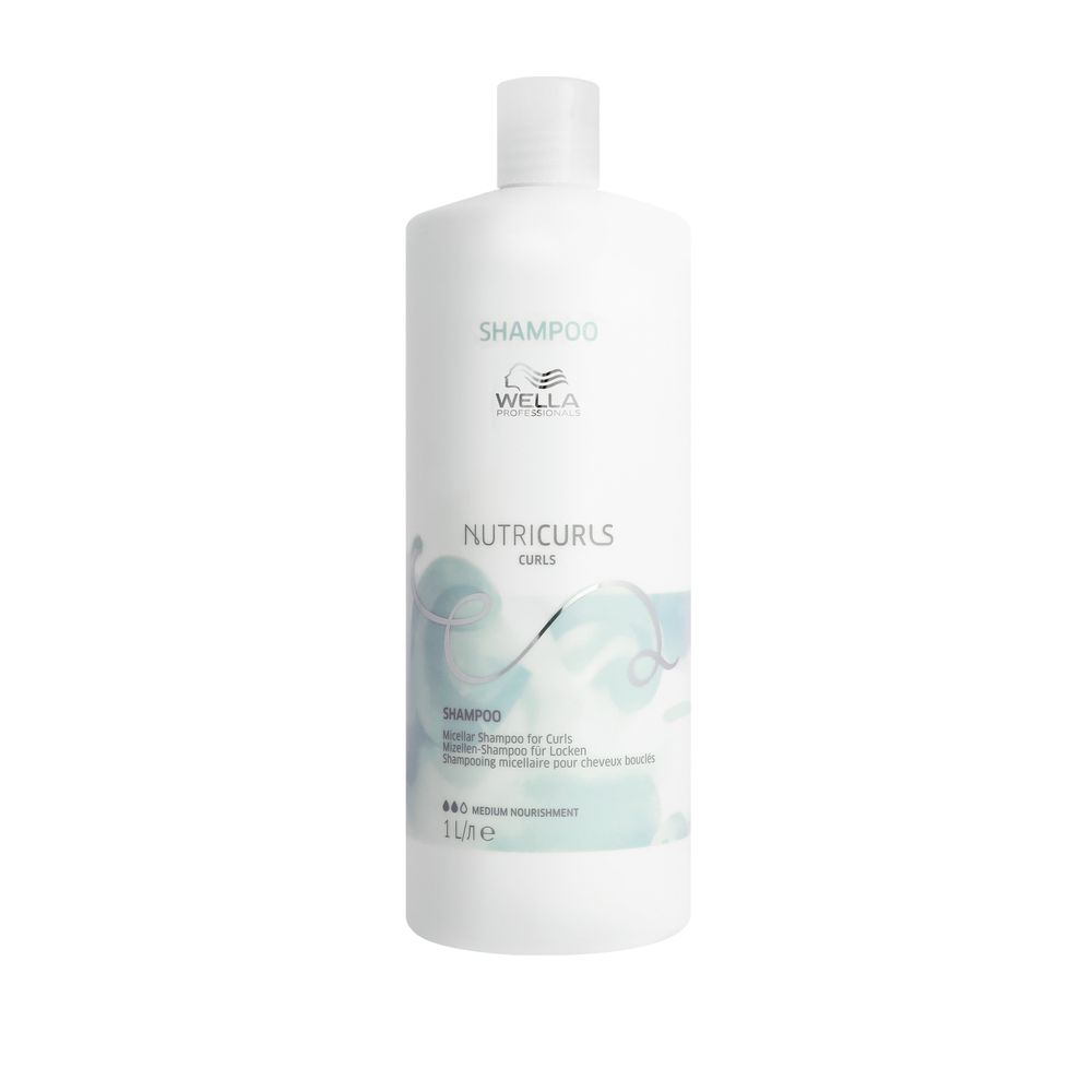Wella Professionals Care Nutricurls Shampoo Curls 1000ml - Sampon Pentru Par Cret New