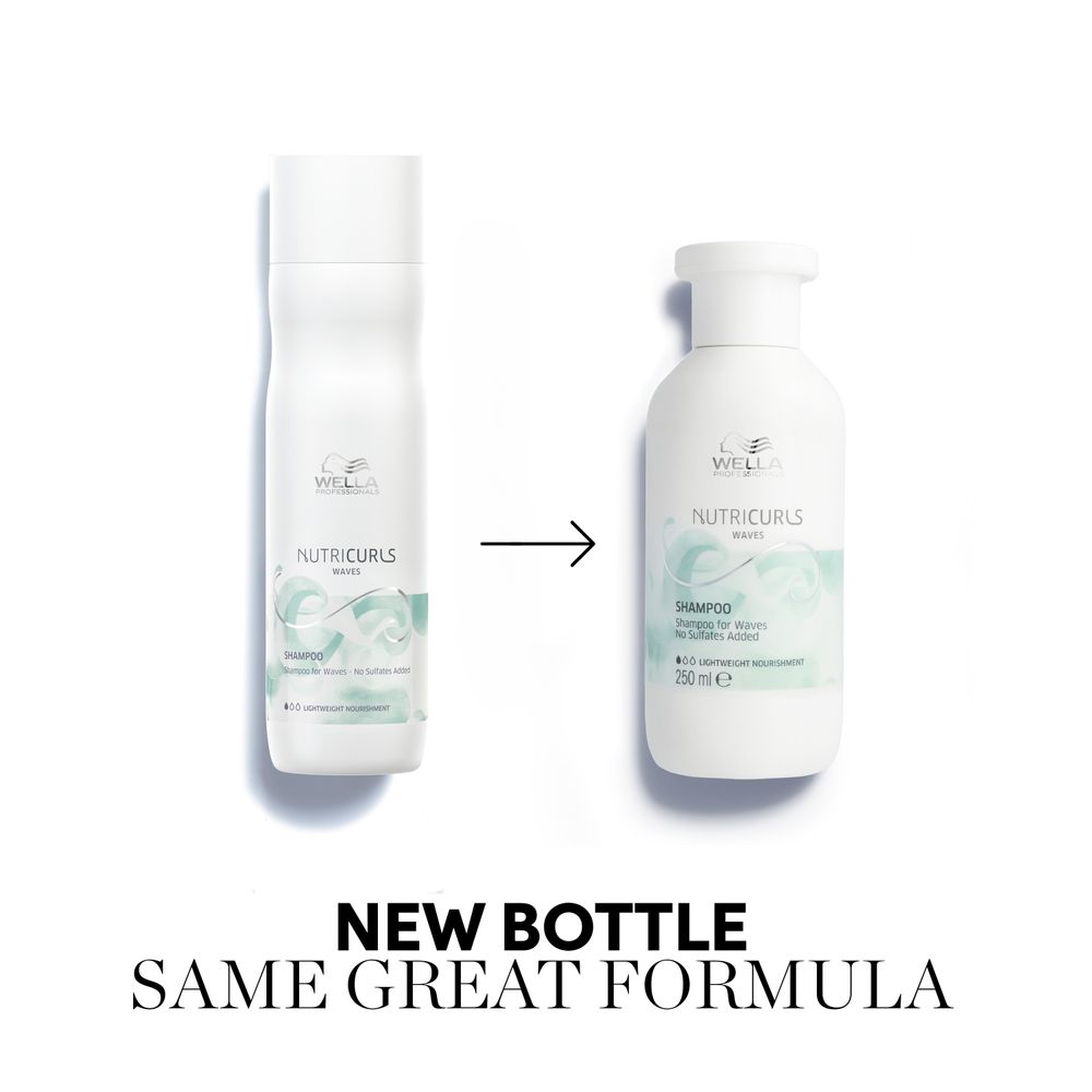 Wella Professionals Care Nutricurls Shampoo Waves 250ml - Sampon Nutricurls Waves Pentru Par Ondulat