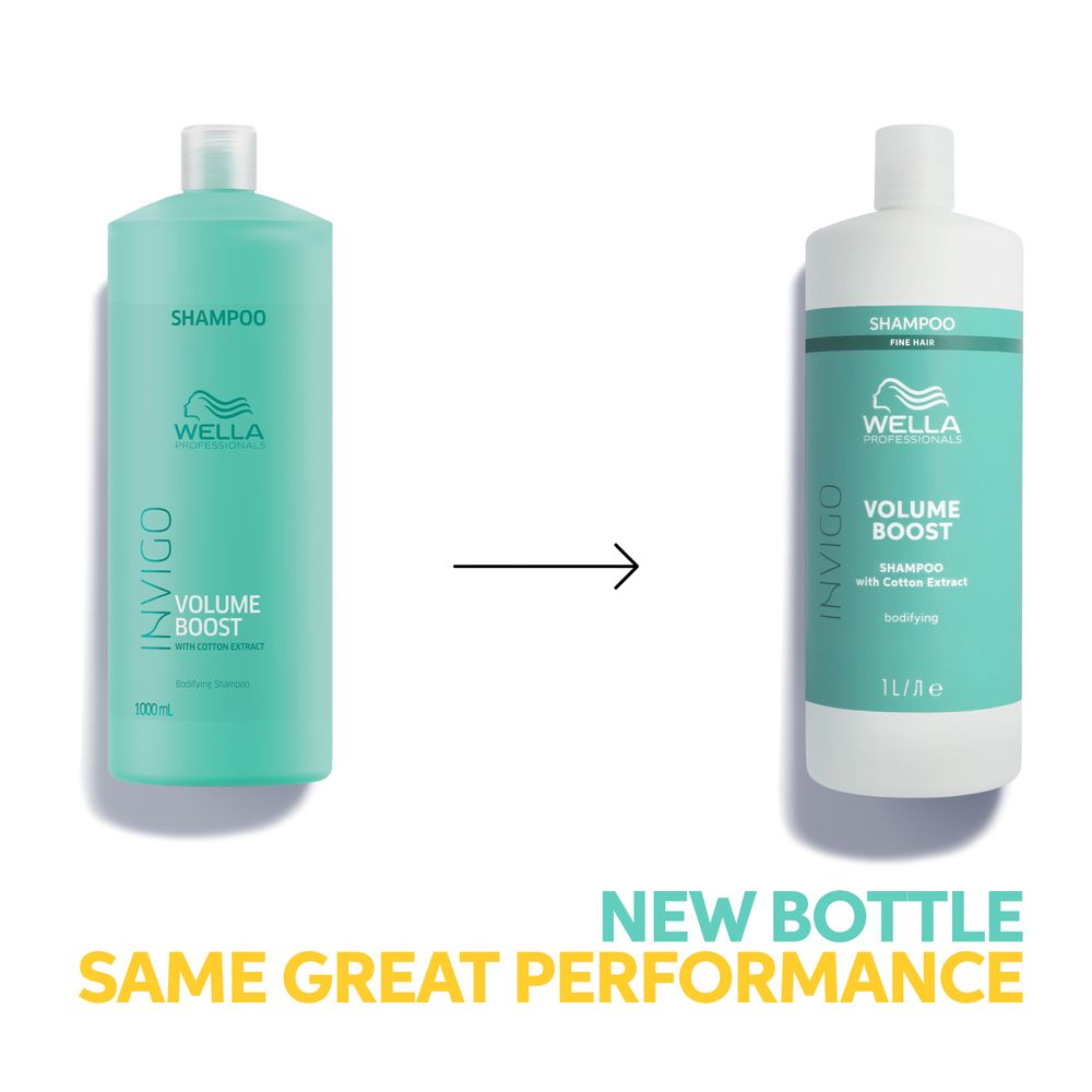 Wella Professionals Invigo Volume Boost Shampoo 1000ml - Sampon pentru Par Lipsit de Volum - Beauty Lounge