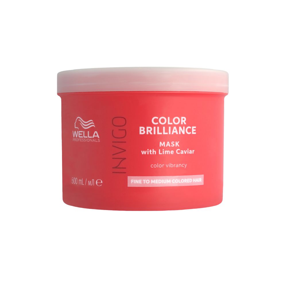 Wella Professionals Invigo Brilliance Mask Fine 500ml - Masca pentru Par Vopsit Fir Subtire