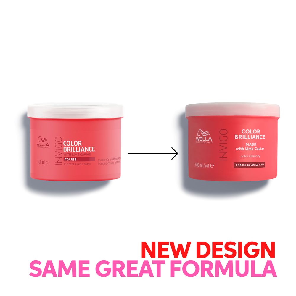 Wella Professionals Invigo Brilliance Mask Coarse 500ml - Masca pentru Par Vopsit Fir Gros - Beauty Lounge
