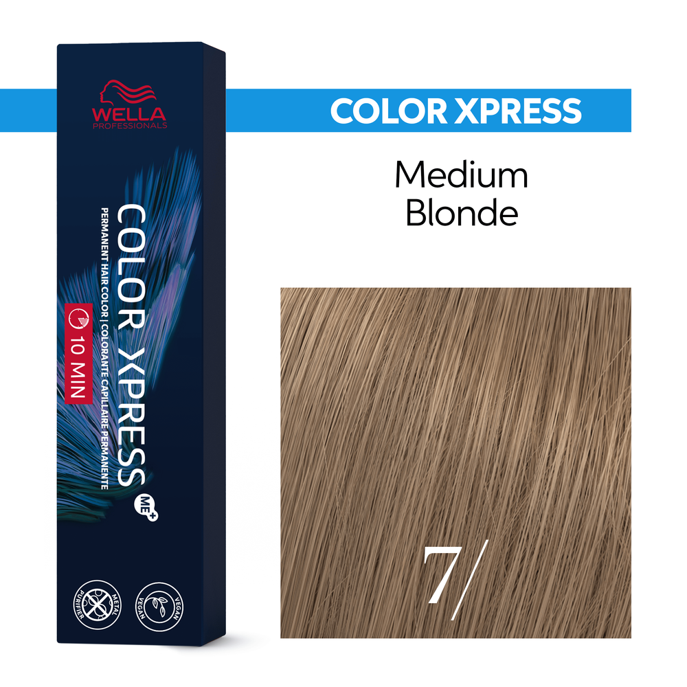 Wella Professionals Color Xpress Medium Blonde 7/ ME+ 60ml - Vopsea Permanenta - Beauty Lounge