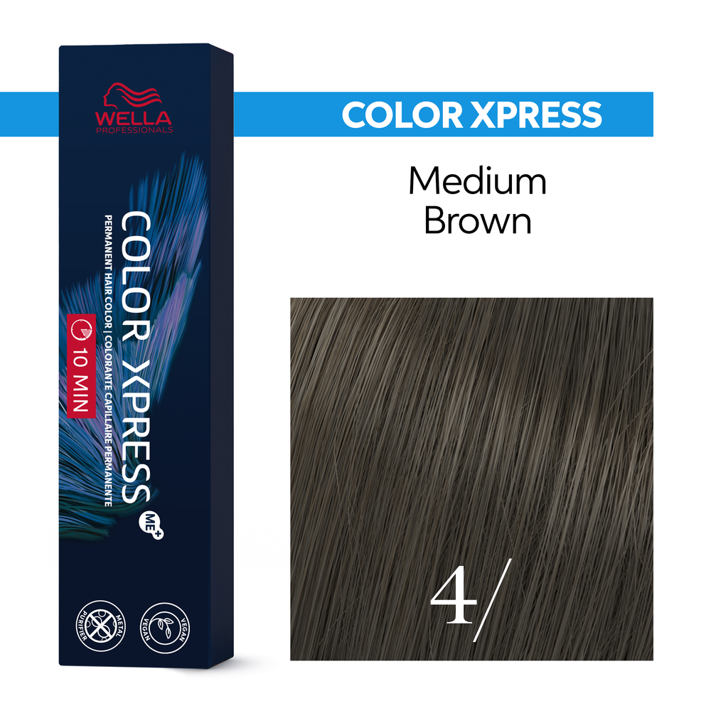 Wella Professionals Color Xpress Medium Brown 4/ 60ml - Vopsea Permanenta - Beauty Lounge