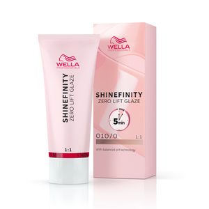 Wella Professionals Shinefinity Zero Lift Glaze 010/0 Natural Flash - Vopsea Demipermanenta 60ml