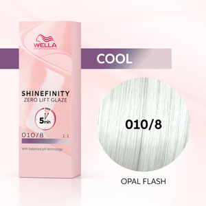 Wella Professionals Shinefinity Zero Lift Glaze 010/8 Opal Flash - Vopsea Demipermanenta 60ml