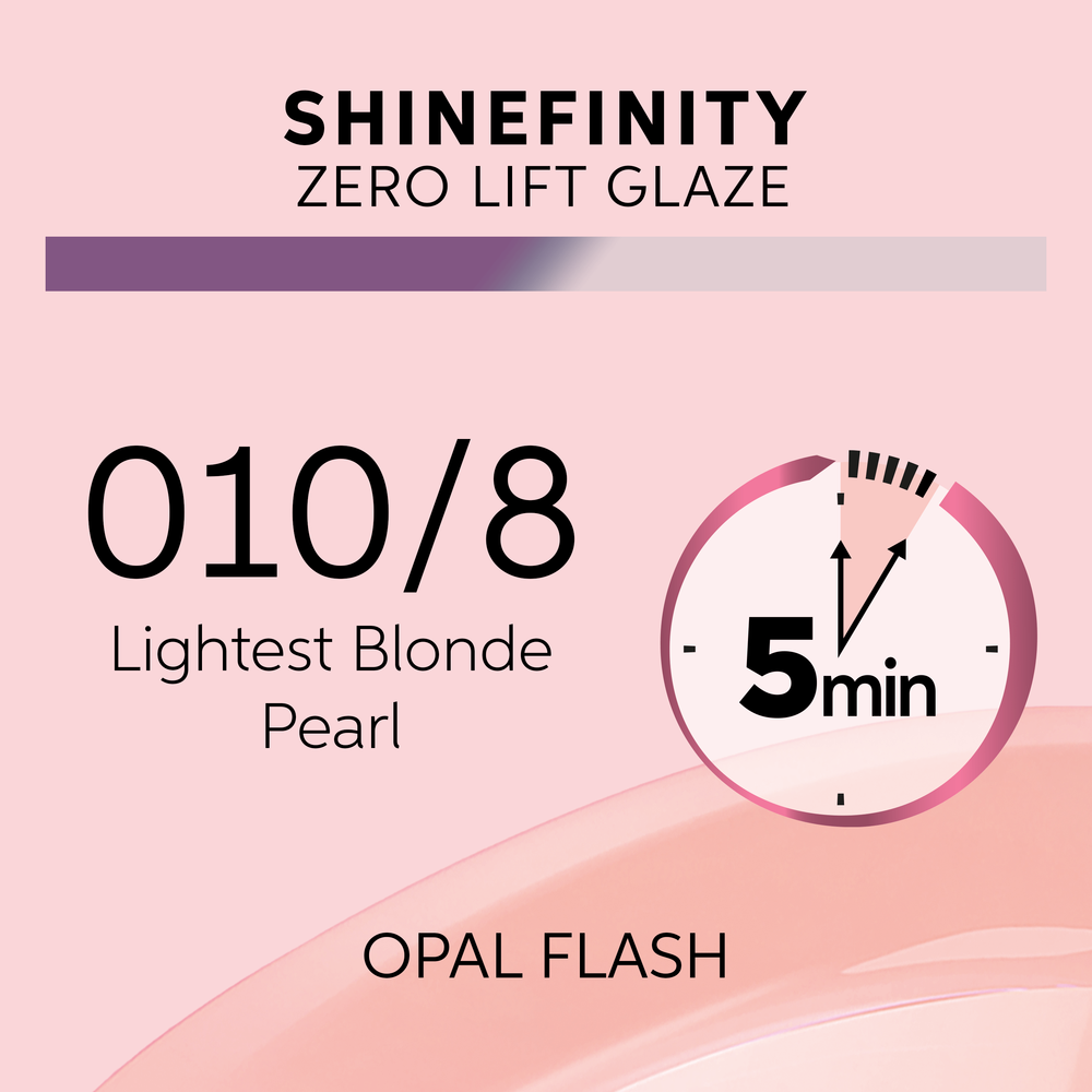 Wella Professionals Shinefinity Zero Lift Glaze 010/8 Opal Flash - Vopsea Demipermanenta 60ml