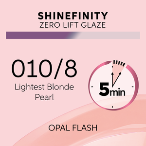 Wella Professionals Shinefinity Zero Lift Glaze 010/8 Opal Flash - Vopsea Demipermanenta 60ml