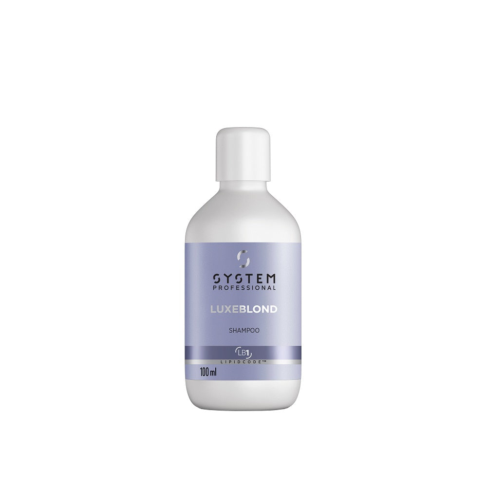 System Professional LuxeBlond Shampoo 100ml - Sampon Pentru Par Blond