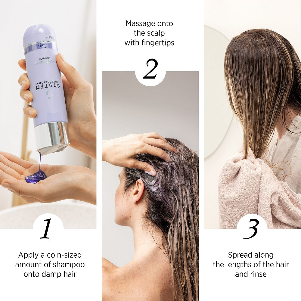 System Professional LuxeBlond Shampoo 100ml - Sampon Pentru Par Blond
