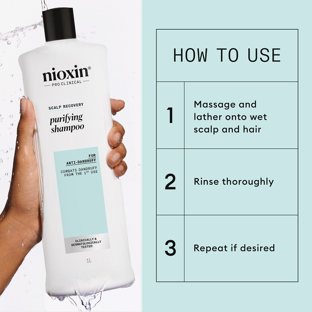 Nioxin Scalp Recovery Shampoo 1000ml - Sampon Anti-Matreata - Beauty Lounge