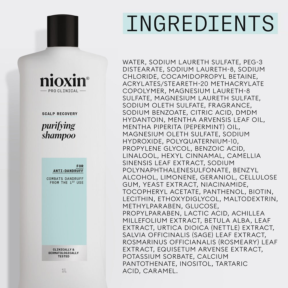 Nioxin Scalp Recovery Shampoo 1000ml - Sampon Anti-Matreata - Beauty Lounge