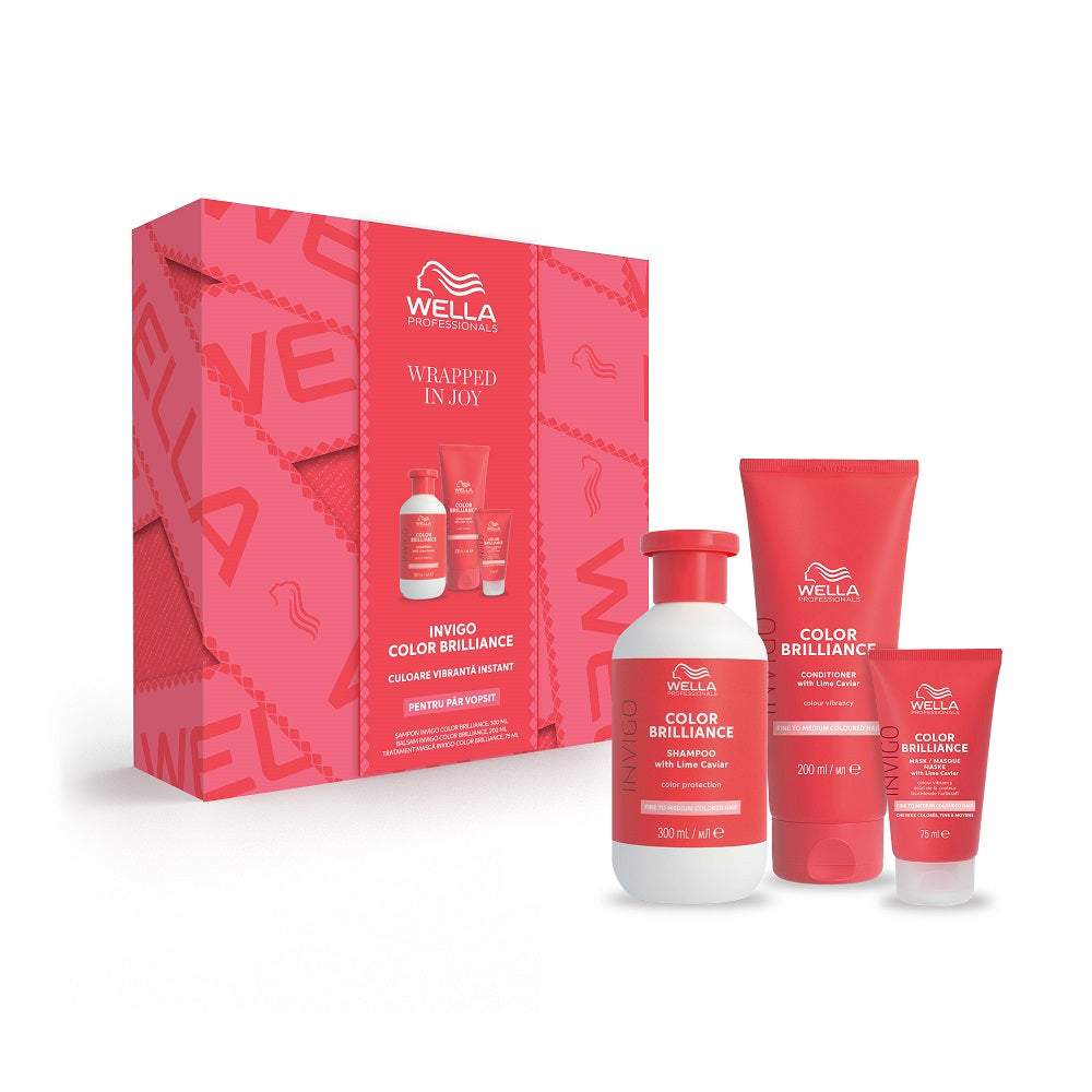 Wella Professionals Invigo Color Brilliance Set Par Vopsit - Sampon 300ml Balsam 200ml si Masca 75ml