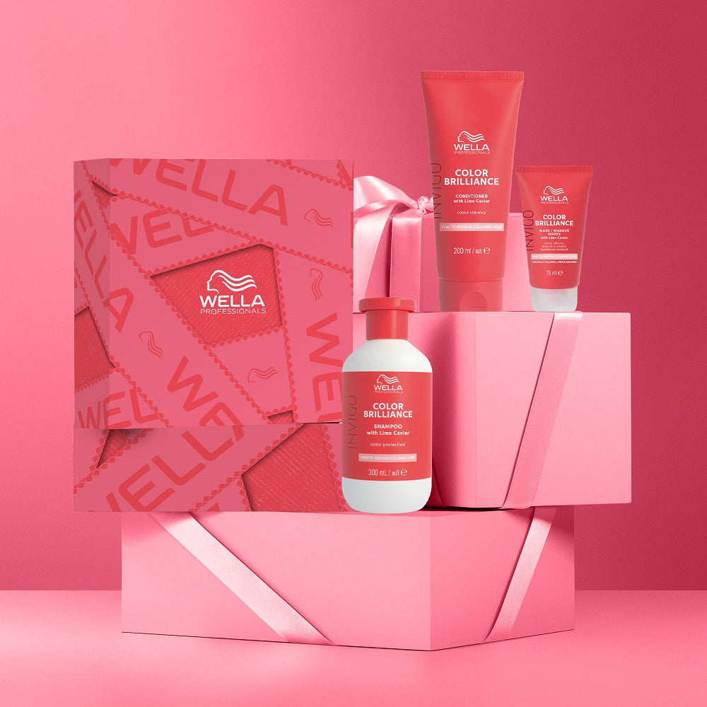 Wella Professionals Invigo Color Brilliance Set Par Vopsit - Sampon 300ml Balsam 200ml si Masca 75ml