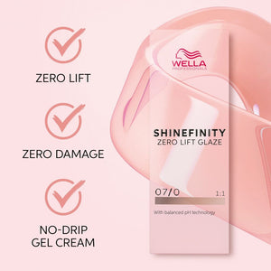Wella Professionals Shinefinity Zero Lift Glaze, 07/0 Natural Oatmilk – Vopsea Demipermanenta 60ml