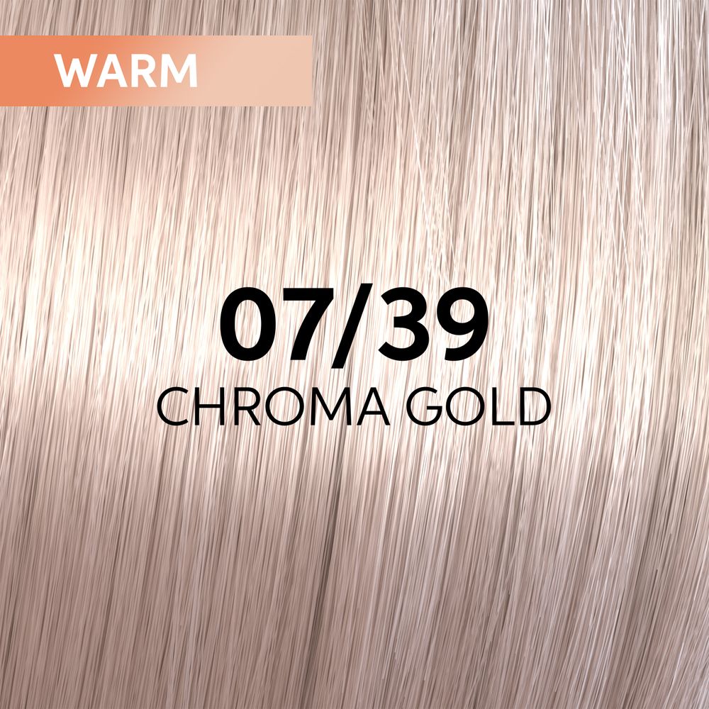 Wella Professionals Shinefinity Zero Lift Glaze 07/39 Chroma Gold - Vopsea Demipermanenta 60ml