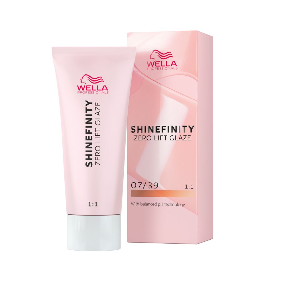 Wella Professionals Shinefinity Zero Lift Glaze 07/39 Chroma Gold - Vopsea Demipermanenta 60ml