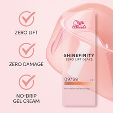 Încarcă imaginea în Galerie, Wella Professionals Shinefinity Zero Lift Glaze 09/39 Iridescent Gold – Vopsea Demipermanenta 60ml
