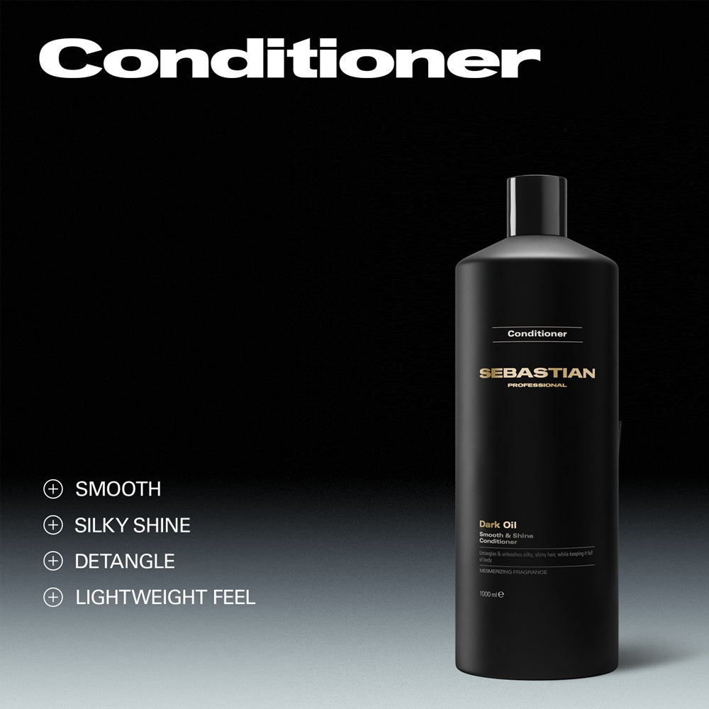 Sebastian Professional Dark Oil Smooth & Shine Conditioner 1000ml - Balsam Pentru Par Matasos
