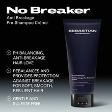 Încarcă imaginea în Galerie, Sebastian Professional No.Breaker Anti Breakage Pre-shampoo 200ml - Tratament Pentru Par
