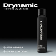 Încarcă imaginea în Galerie, Sebastian Professional Dynamic+ Dry Shampoo 180ml - Sampon Uscat Pentru Textura si Volum - Beauty Lounge
