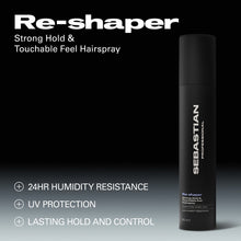 Încarcă imaginea în Galerie, Sebastian Professional Re-shaper Strong Hold &amp; Touchable Feel 300ml - Spray cu Fixare Puternica
