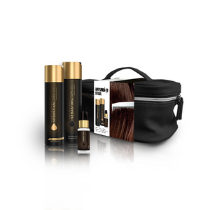 Sebastian Professional Dark Oil - Set Sampon 250ml + Balsam 250ml + Ulei de Par 30ml