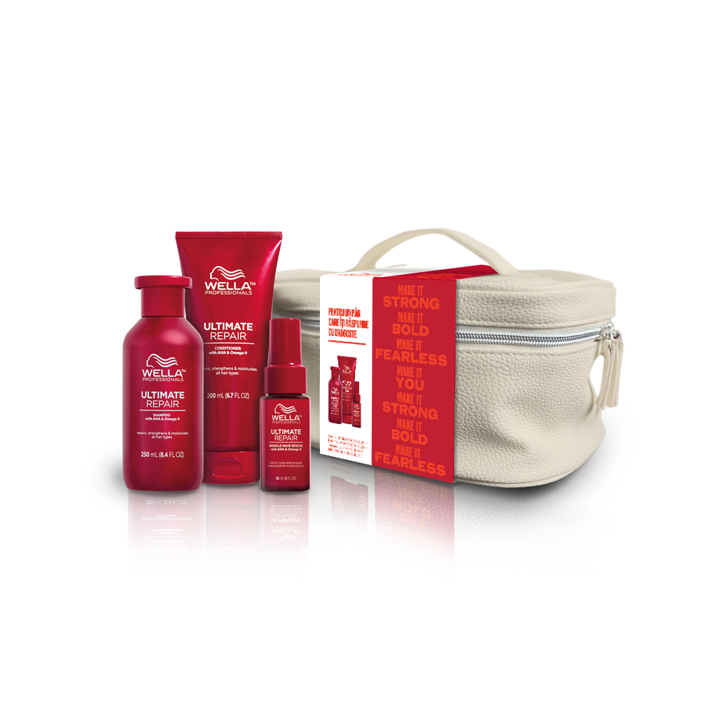 Wella Profesional  Ultimate Repair - Set Sampon 250ml + Balsam 200ml + Leave-in 30ml