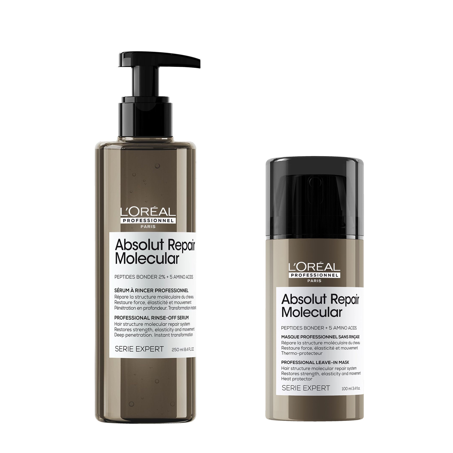 Set L’Oreal Professionnel SE Absolut Repair Molecular Serum 250ml si Crema 100ml - Beauty Lounge