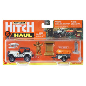 Matchbox Hitch&Haul Set 2 Vehicule Mbx Off Road 1988 Jeep 4X4 Trailer Trawler