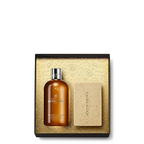 Molton Brown Re-Charge Black Pepper Body Care Collection - Gel de Dus 300ml si Scrub 250gr