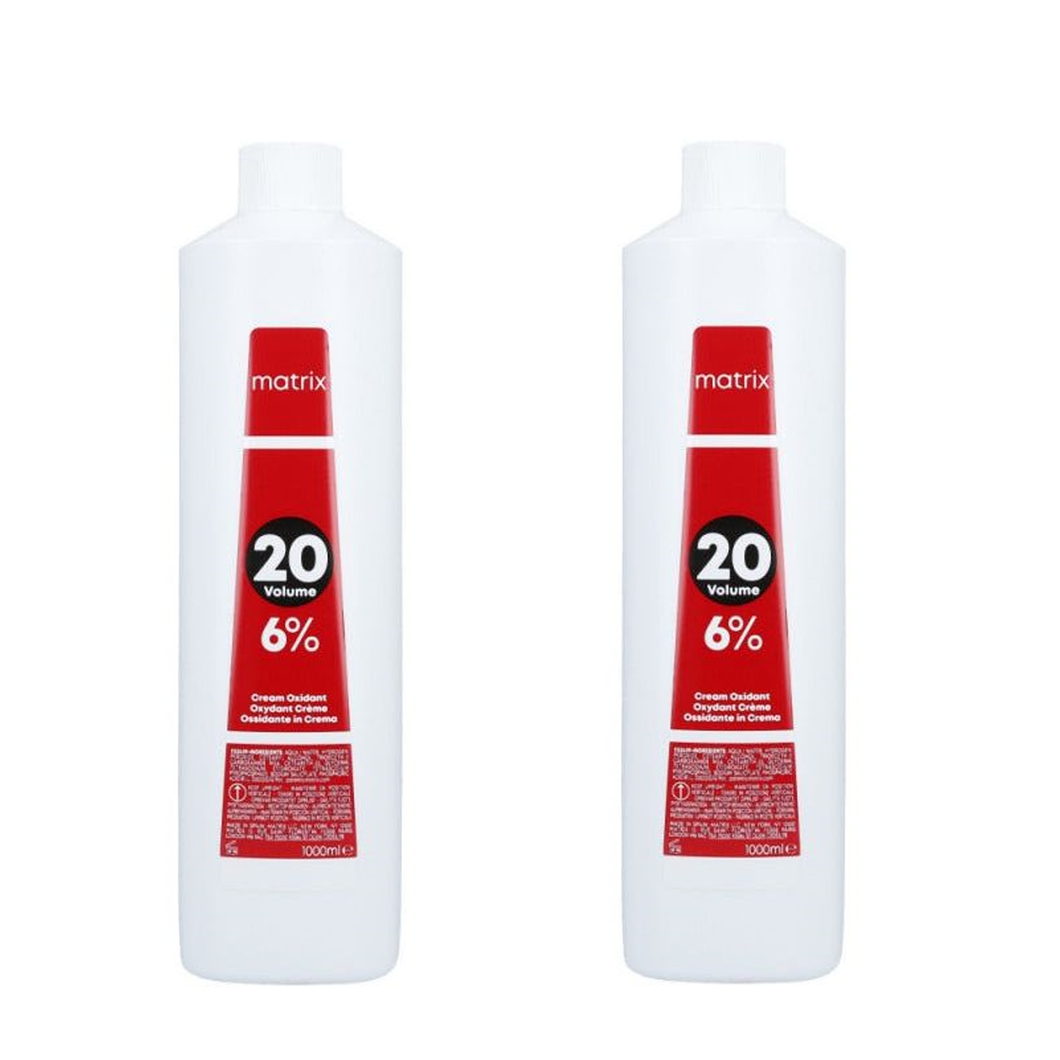 Set Matrix 2 x Oxidant Crema 20Vol 6% 1000ml