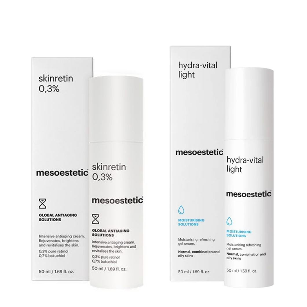 Set Mesoestetic - Antiaging Cream 50ml si Hydra Vital Light Cream 50ml