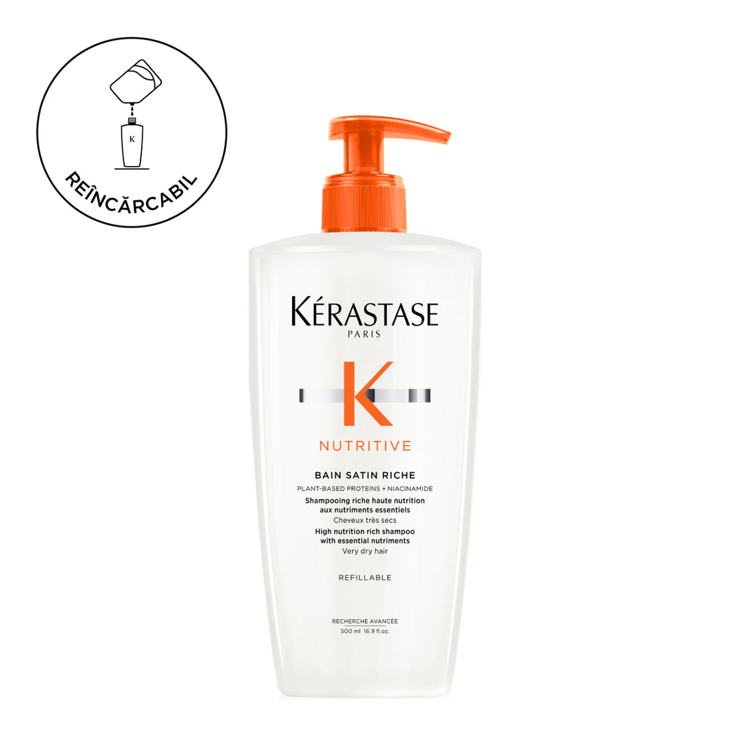 Kérastase Nutritive Bain Satin Riche Sampon Hranitor Par Foarte Uscat Reincarcabil 500ml