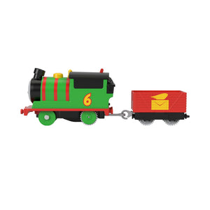 Fisher Price Thomas Locomotiva Motorizata Percy cu Vagon