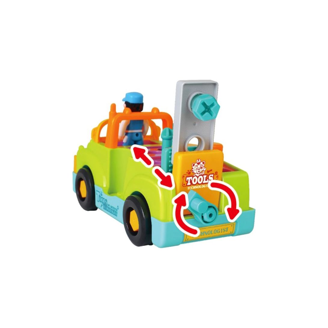 Hola Camionul Plin Cu Scule Al Micului Mecanic Cu Lumini Si Sunete