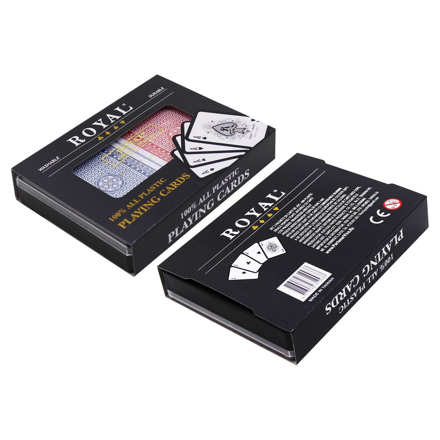 Pachete Carti Royal Canasta Poker din Plastic Set 2