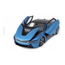 Încarcă imaginea în Galerie, Rastar Metal Masinuta Metalica BMW I8 Albastru
