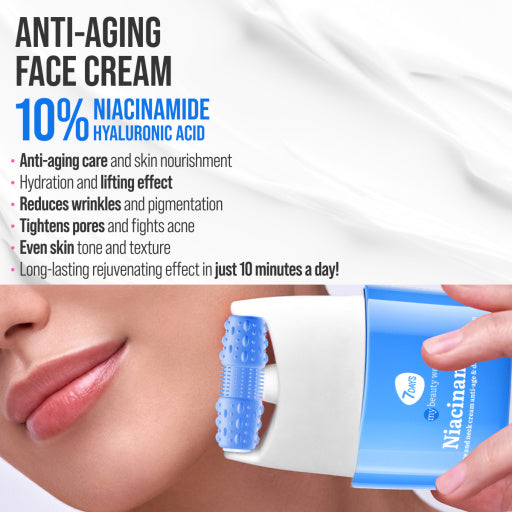 7DAYS Crema de Zi Anti-Rid cu Niacinamide Pentru Fata si Gat 80ml