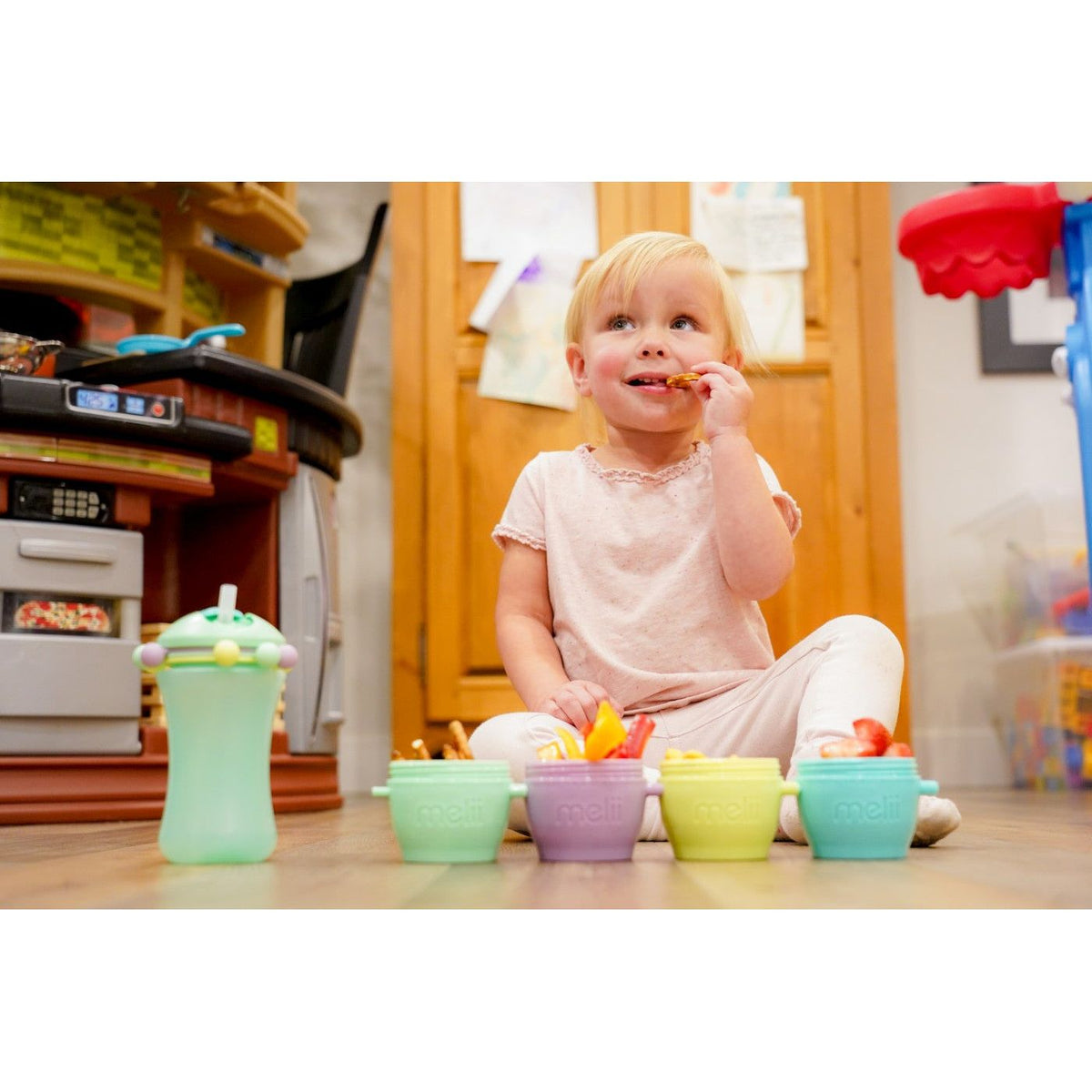 Melii Set 4 Recipiente Silicon Snap and Go 118ml